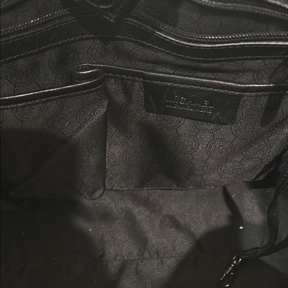 Michael Kors Black Tote with Silver Accents - Picture 7 of 10